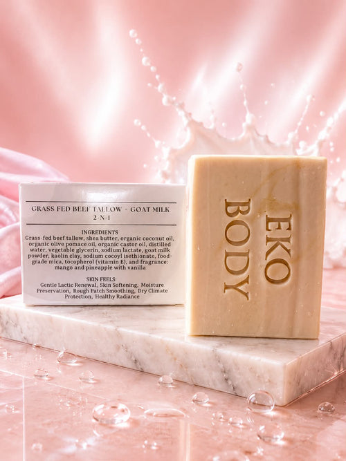 Milk Body Soap | Tallow & Goat Milk Soap  |Baby Skin Feel | Sensitive Skin