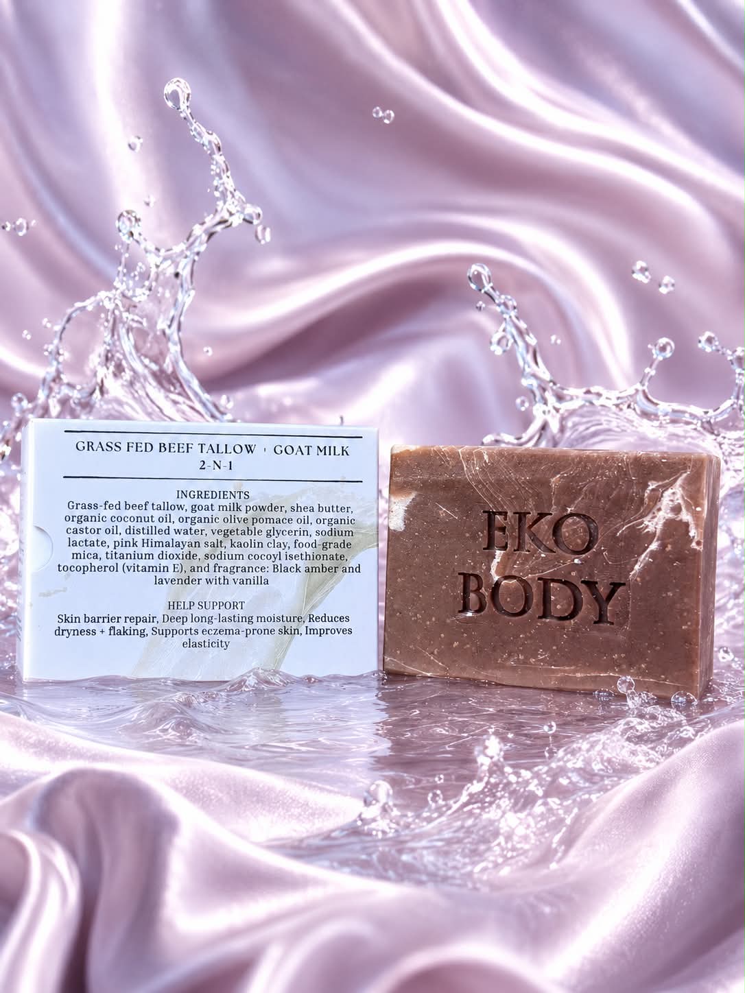 Pink Himalayan Soap Bar | Gentle  Detox | Gentle Cleansing Soap | Non Drying Detox Soap Bar